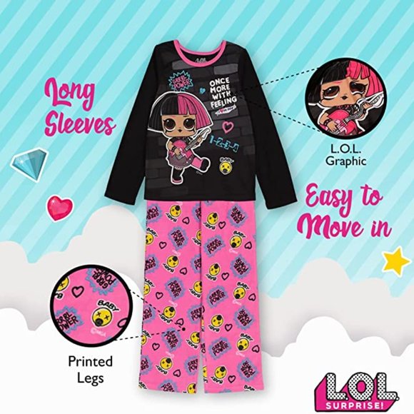 L.O.L. Surprise! Girls’ Big Pajama Set - Picture 1 of 15